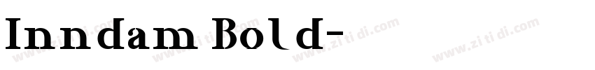 Inndam Bold字体转换